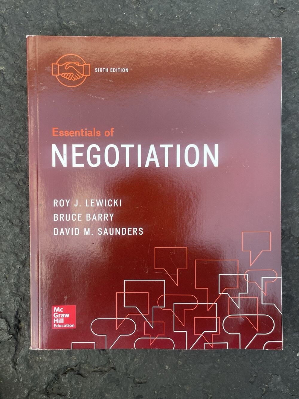 Essentials of Negotiation, Lewicki, Roy,Barry, Bruce,Saunders, David, Good Book